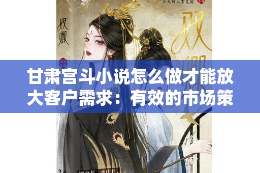 甘肃宫斗小说怎么做才能放大客户需求：有效的市场策略与实施方法